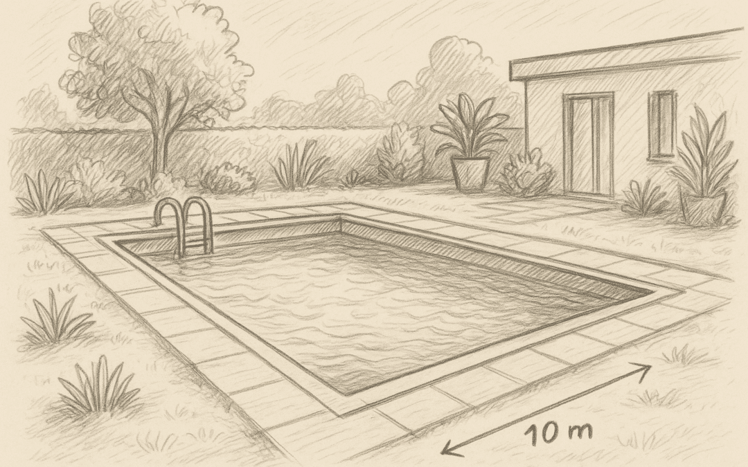 Piscine coque 10m² : la solution idéale pour petits jardins